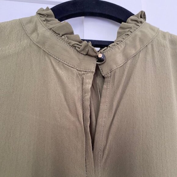 Scotch & Soda Green Ruffle Tiered Dress - Picture 10 of 11